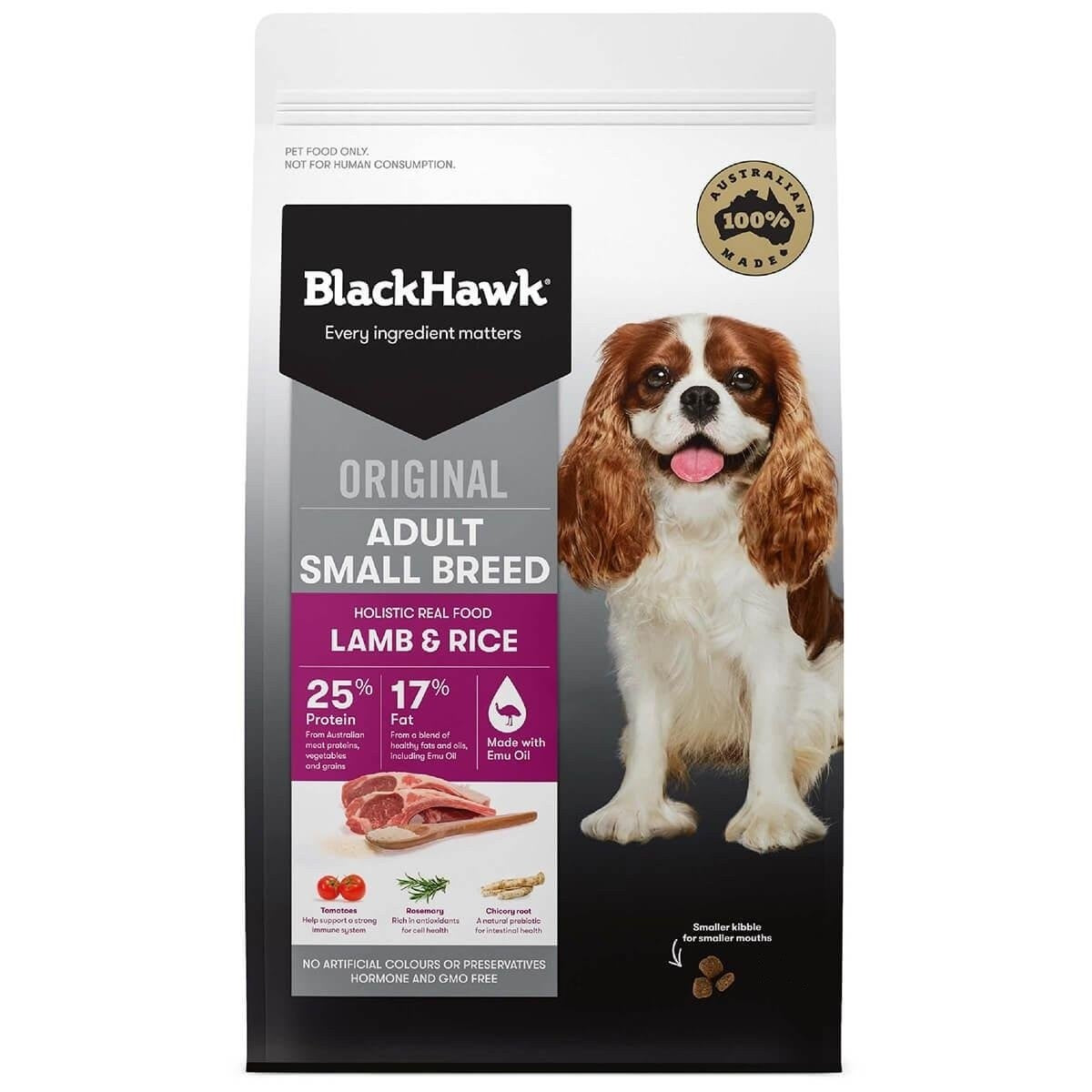 Black Hawk Small Breed Adult Lamb & Rice Dry Dog Food