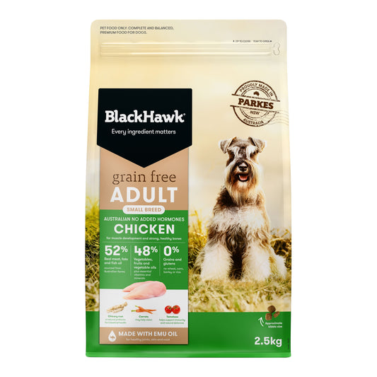 Black Hawk Small Breed Grain Free Chicken Adult Dry Dog Food