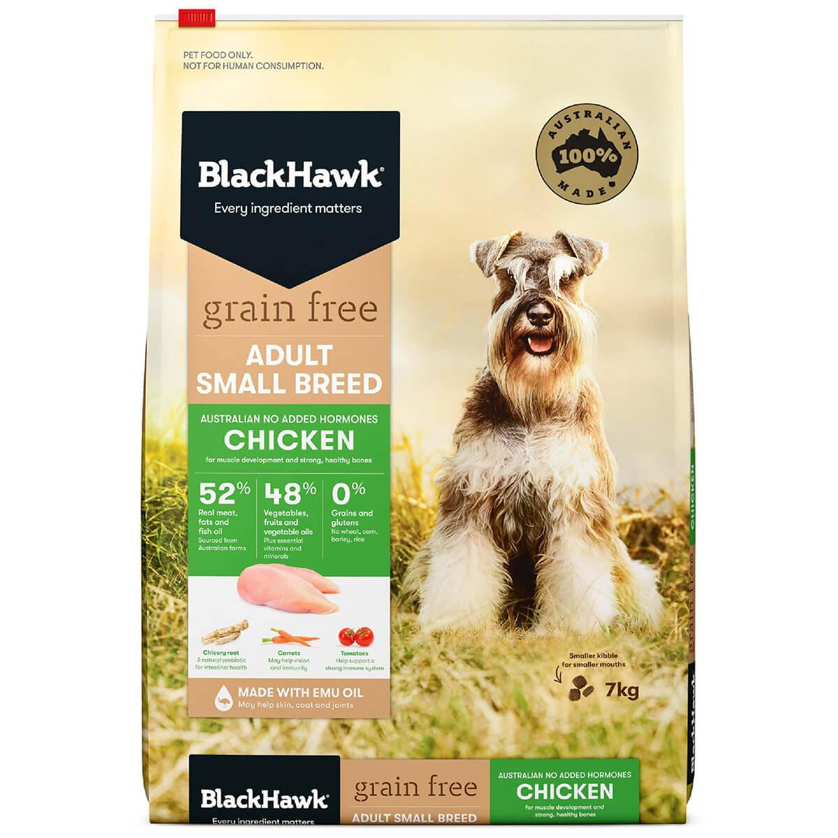 Black Hawk Grain Free Small Breed Adult Chicken Dry Dog Food