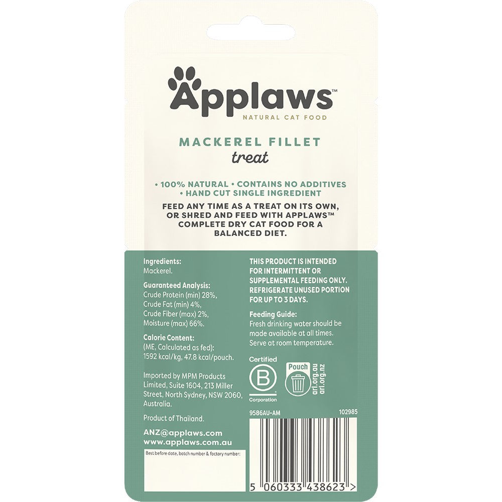 Applaws Natural Mackerel Loin Cat Treat