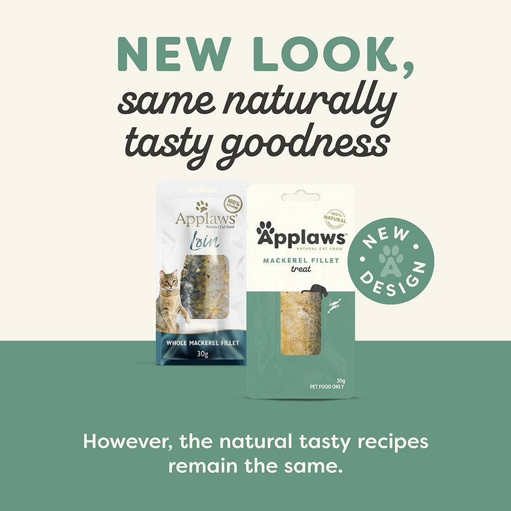 Applaws Natural Mackerel Loin Cat Treat