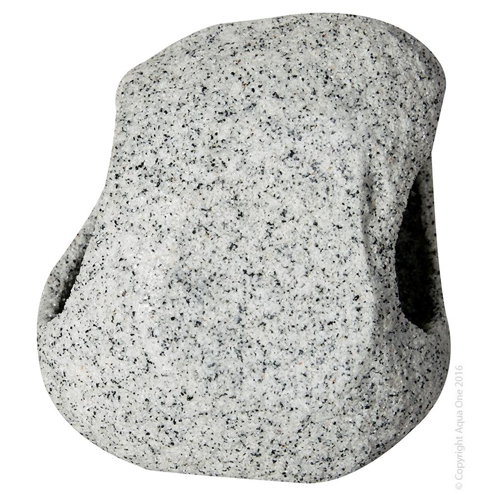 Aqua One Fish Ornament Jumbo Granite Cave 19x17x12.5cm