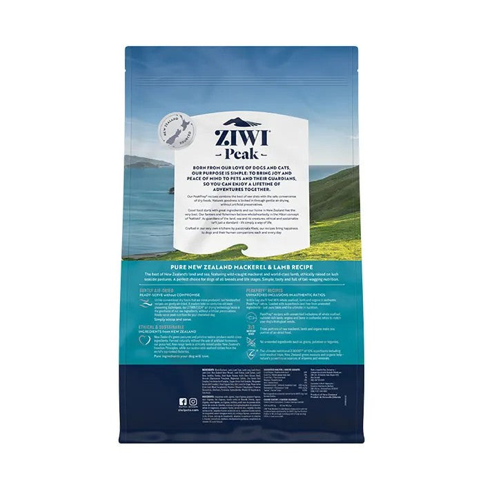 Ziwi Peak Air Dried Mackerel & Lamb Recipe Dry Dog Food