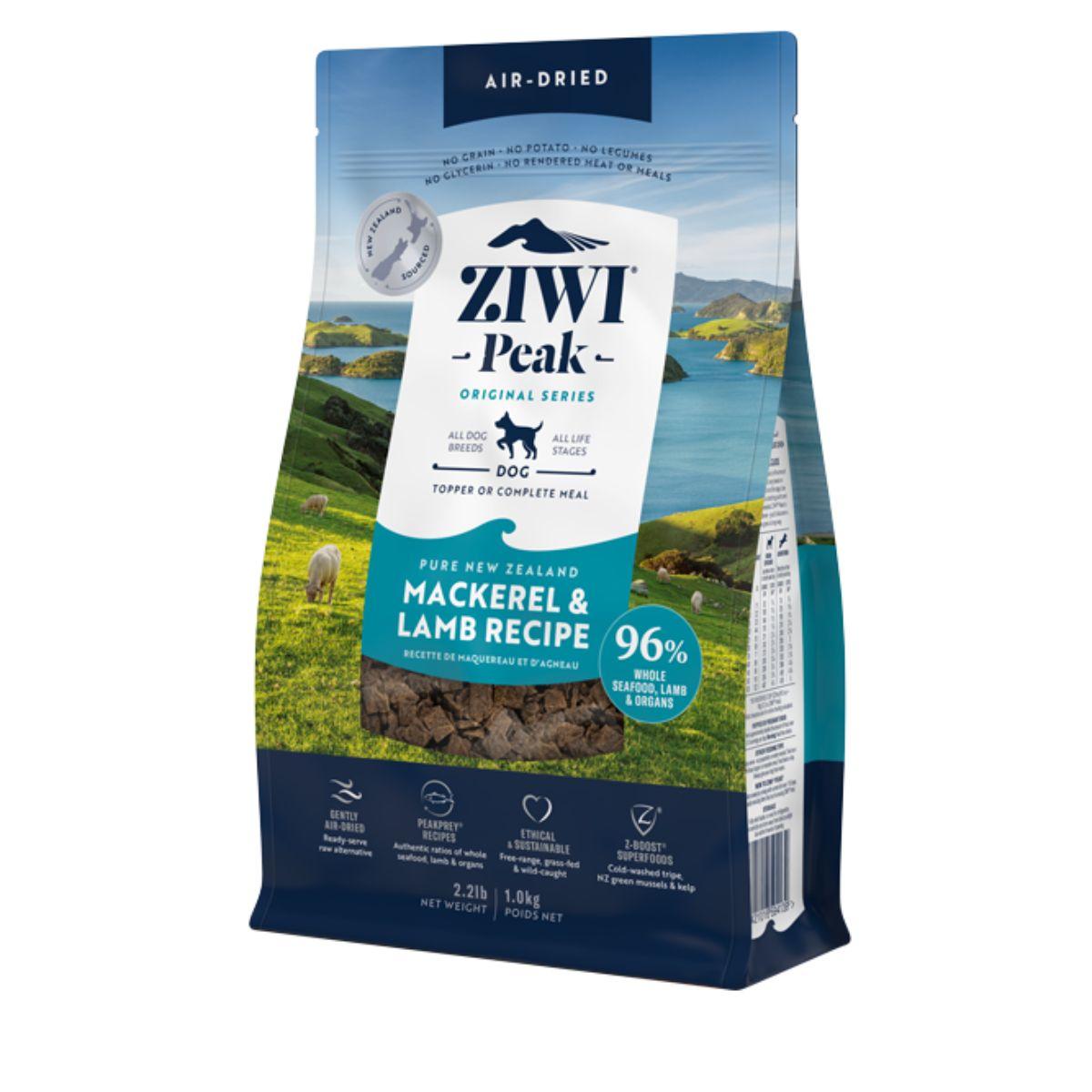 Ziwi Peak Air Dried Mackerel & Lamb Recipe Dry Dog Food