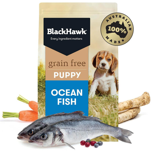 Black Hawk Puppy Grain Free Wild Caught Ocean Fish