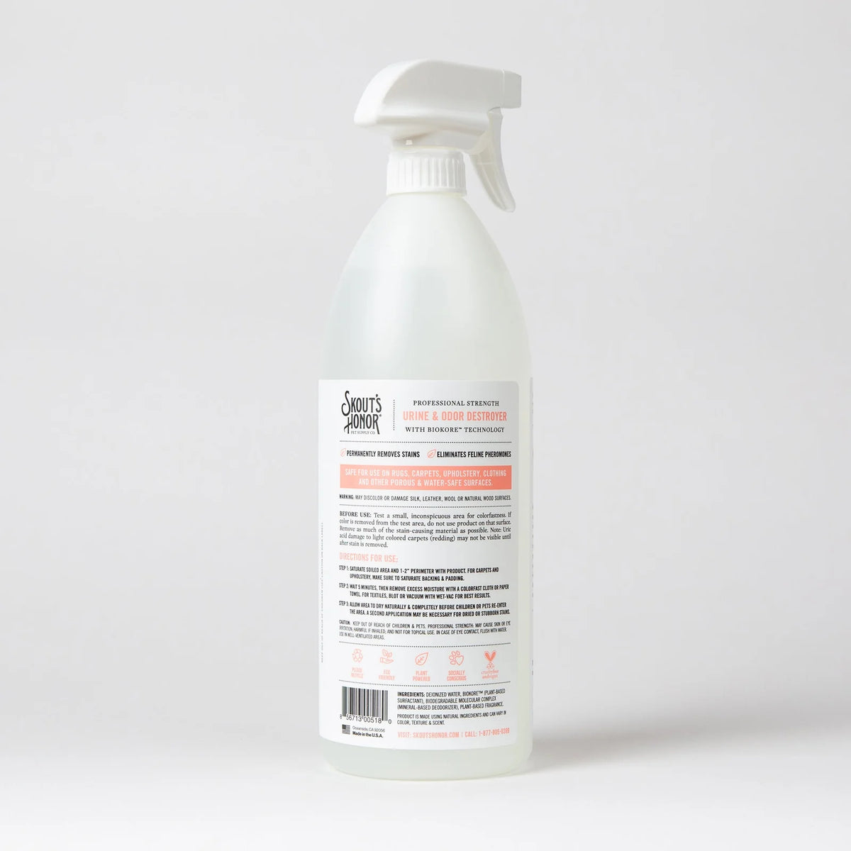 Skouts Honor Urine & Odor Destroyer for Cats