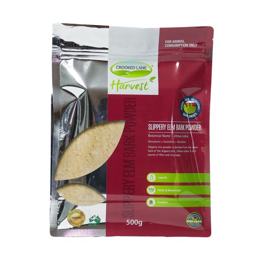 Crooked Lane Slippery Elm Bark Horse, Dog & Cat Supplement Powder