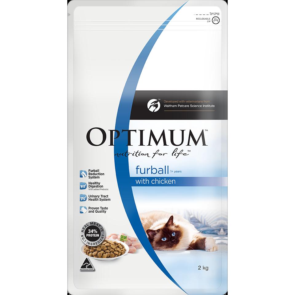 Optimum Furball Chicken Dry Cat Food