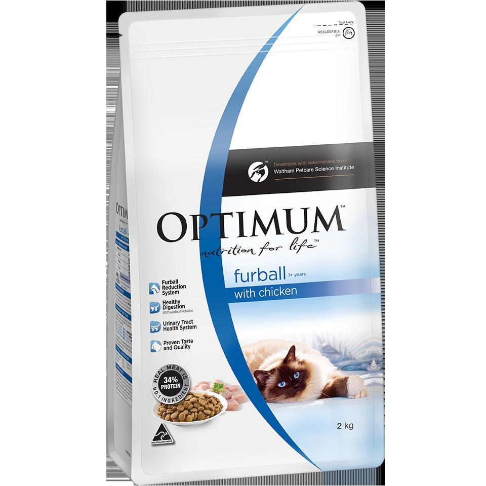 Optimum Furball Chicken Dry Cat Food