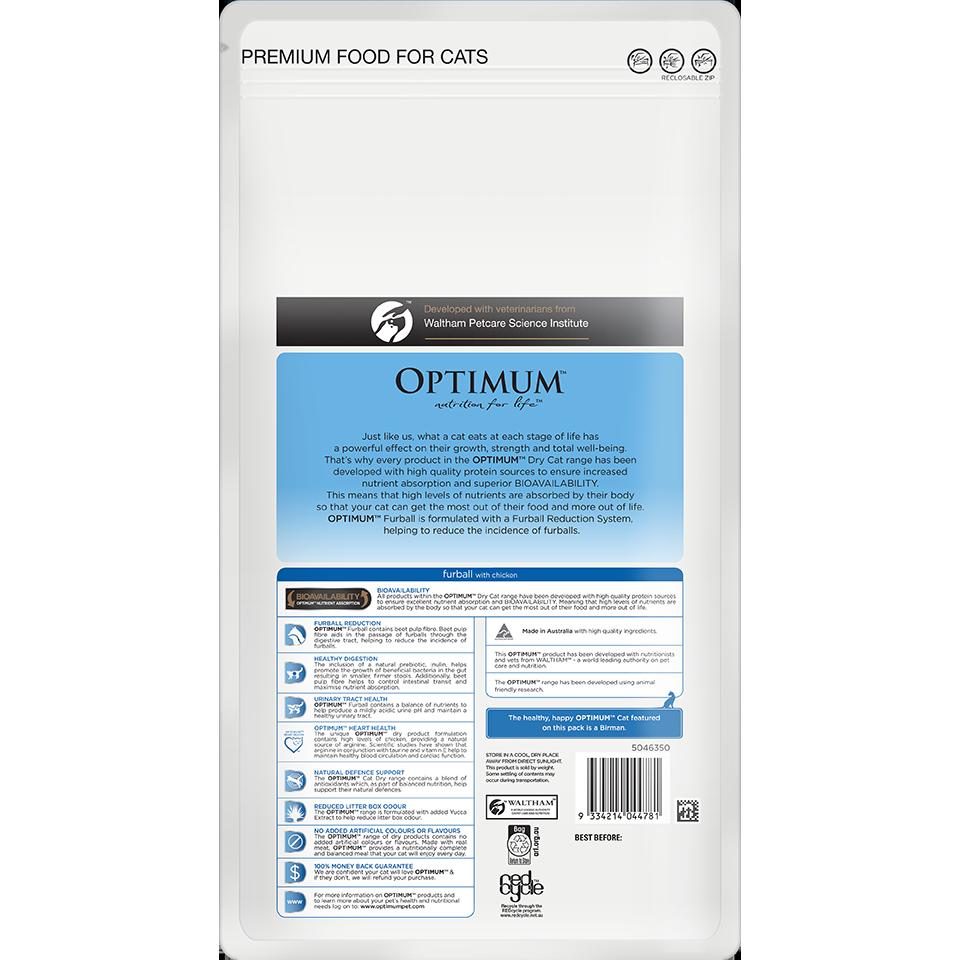 Optimum Furball Chicken Dry Cat Food