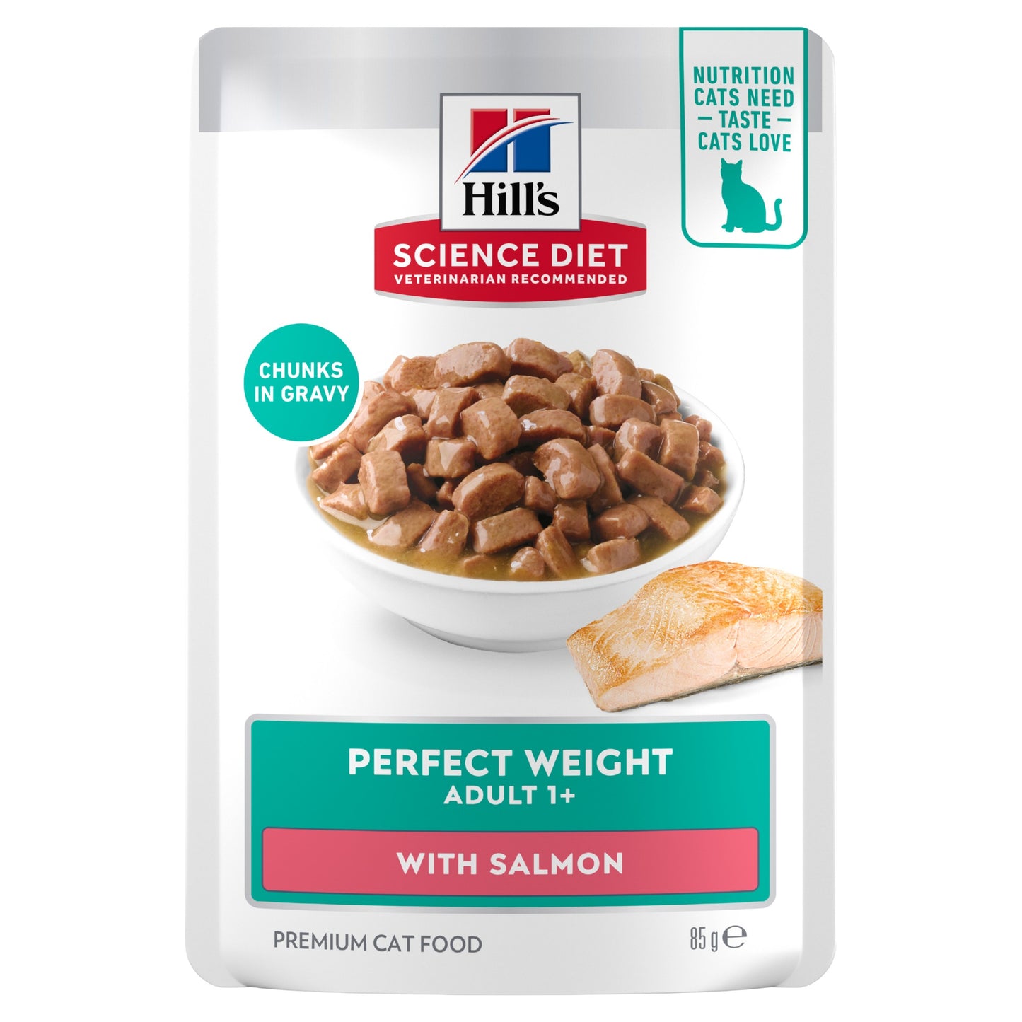 Hill's Science Diet Perfect Weight Adult Salmon Wet Cat Food