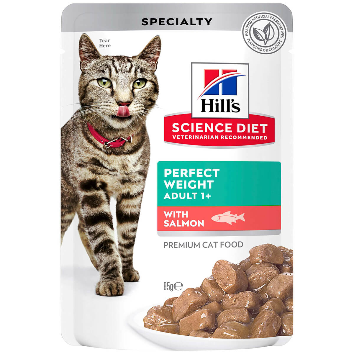 Hill's Science Diet Perfect Weight Adult Salmon Wet Cat Food 85G