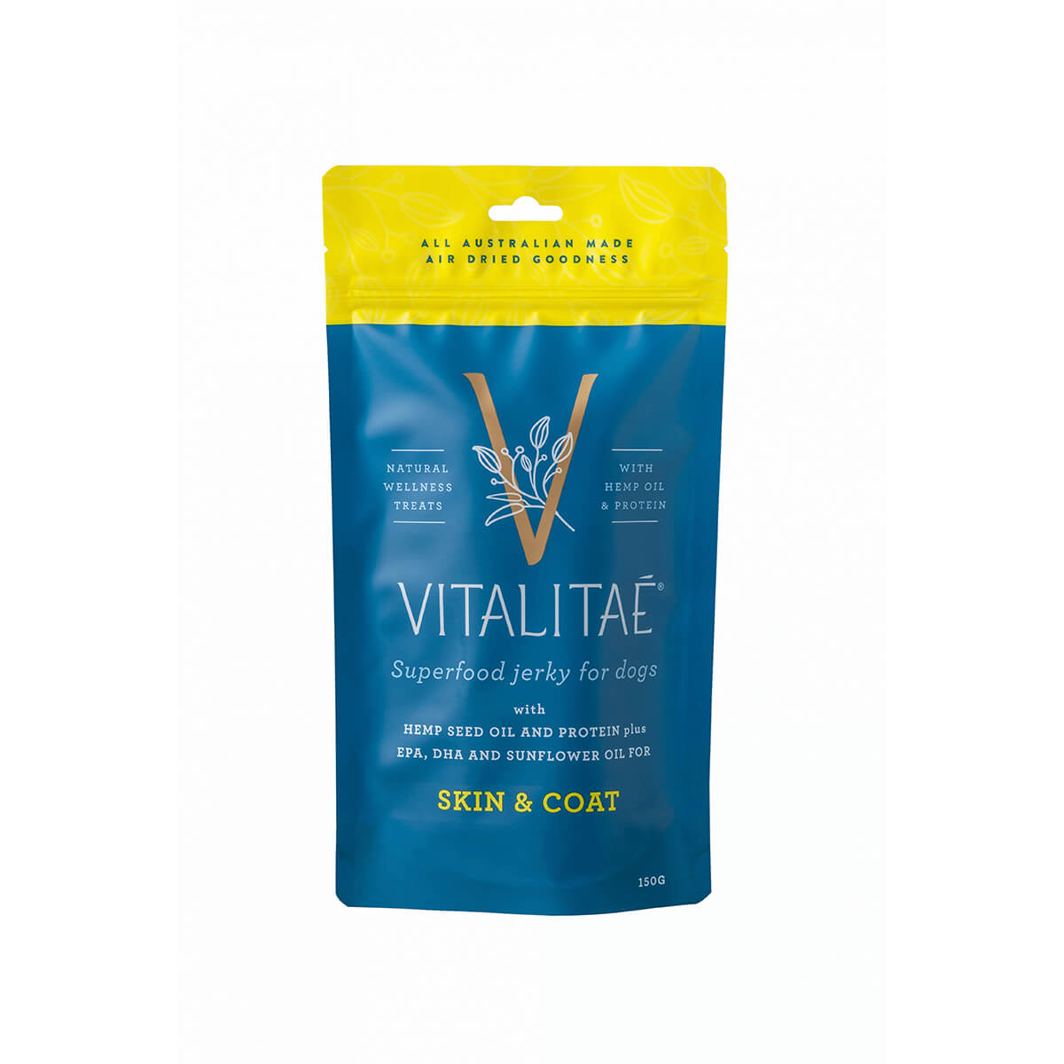 Vitalitae Skin & Coat Jerky Dog Treats 150g