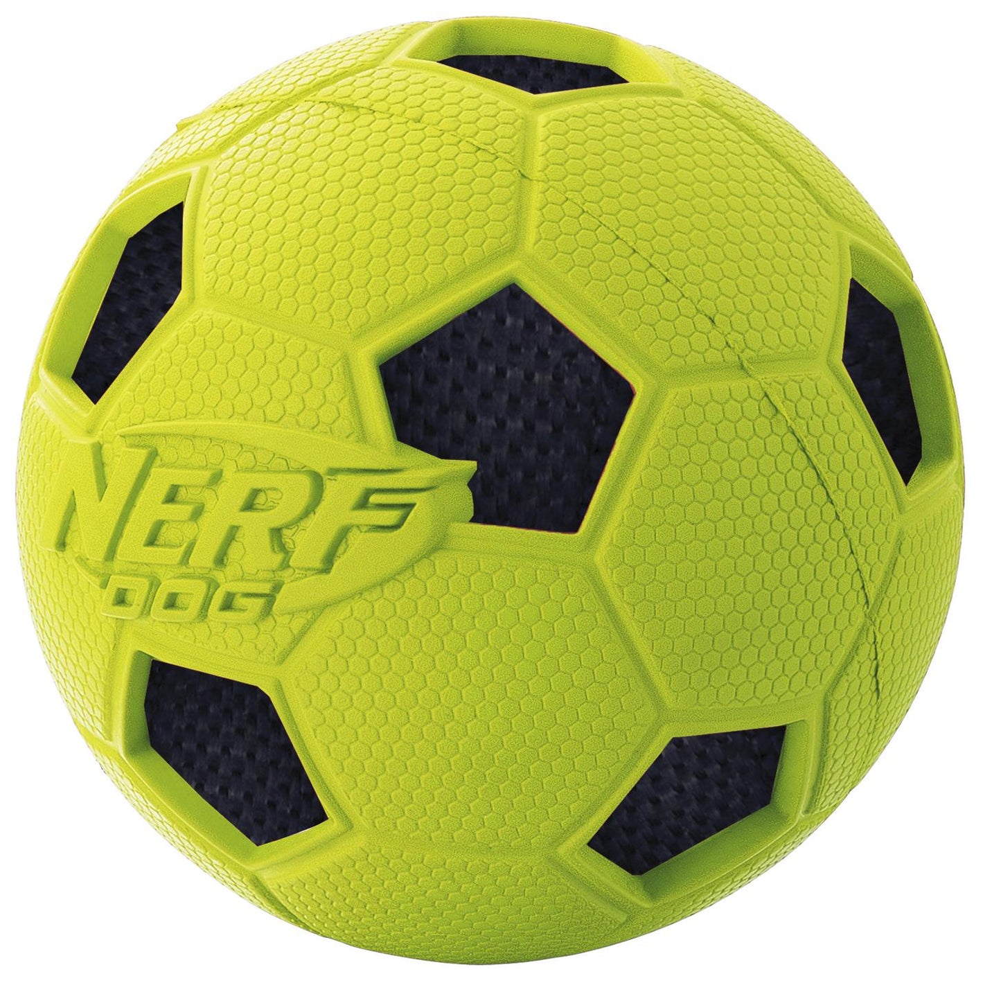 Nerf Crunch Soccer Ball Dog Toy 3in