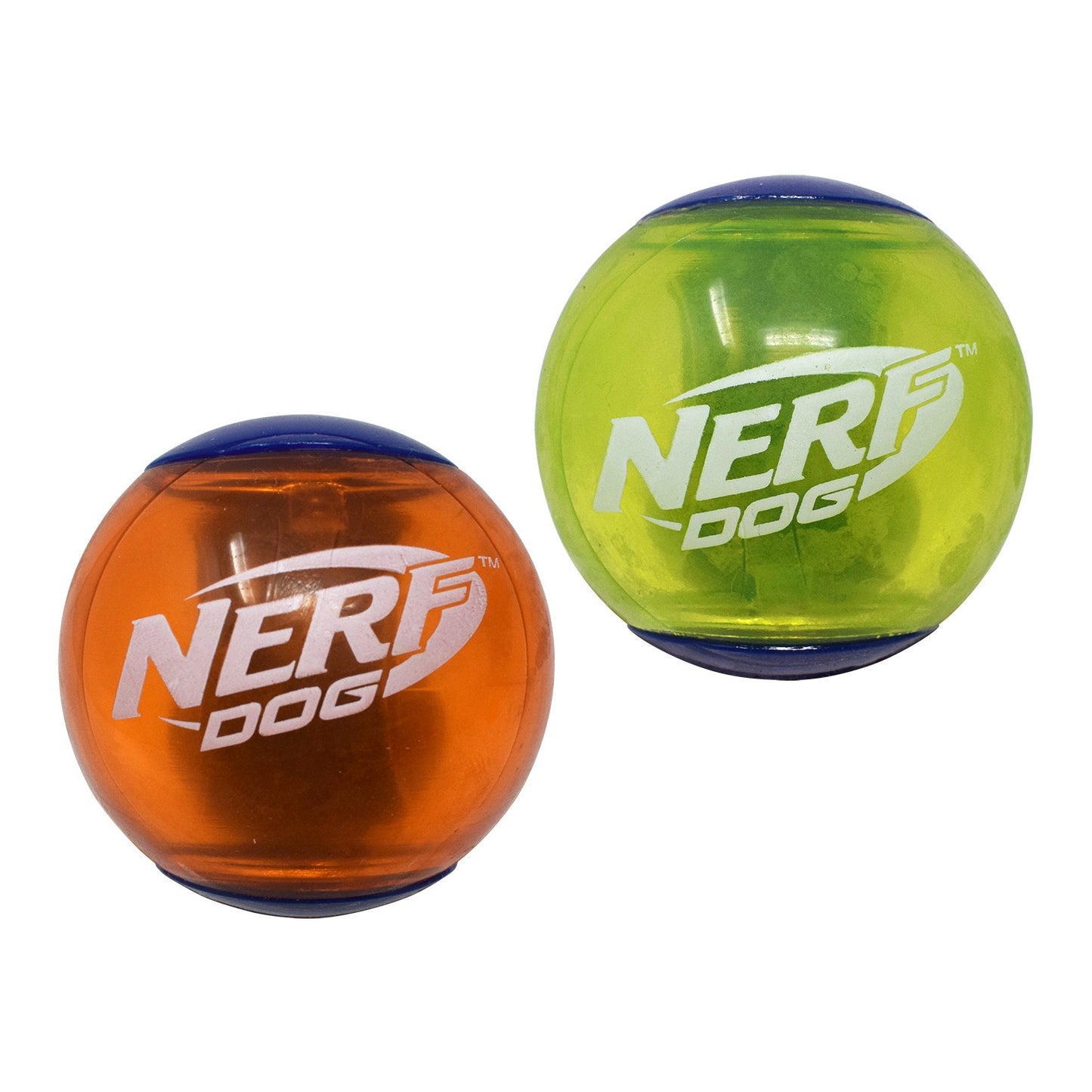 Nerf TPR Squeak Tennis Ball Dog Toy 2pk