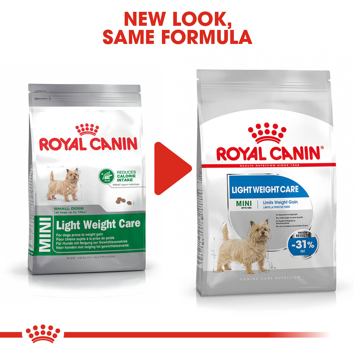 Royal Canin Mini Light Weight Care Adult Dry Dog Food 3kg