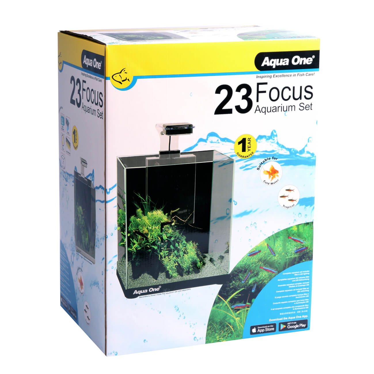 Aqua One Focus 23L Glass Aquarium