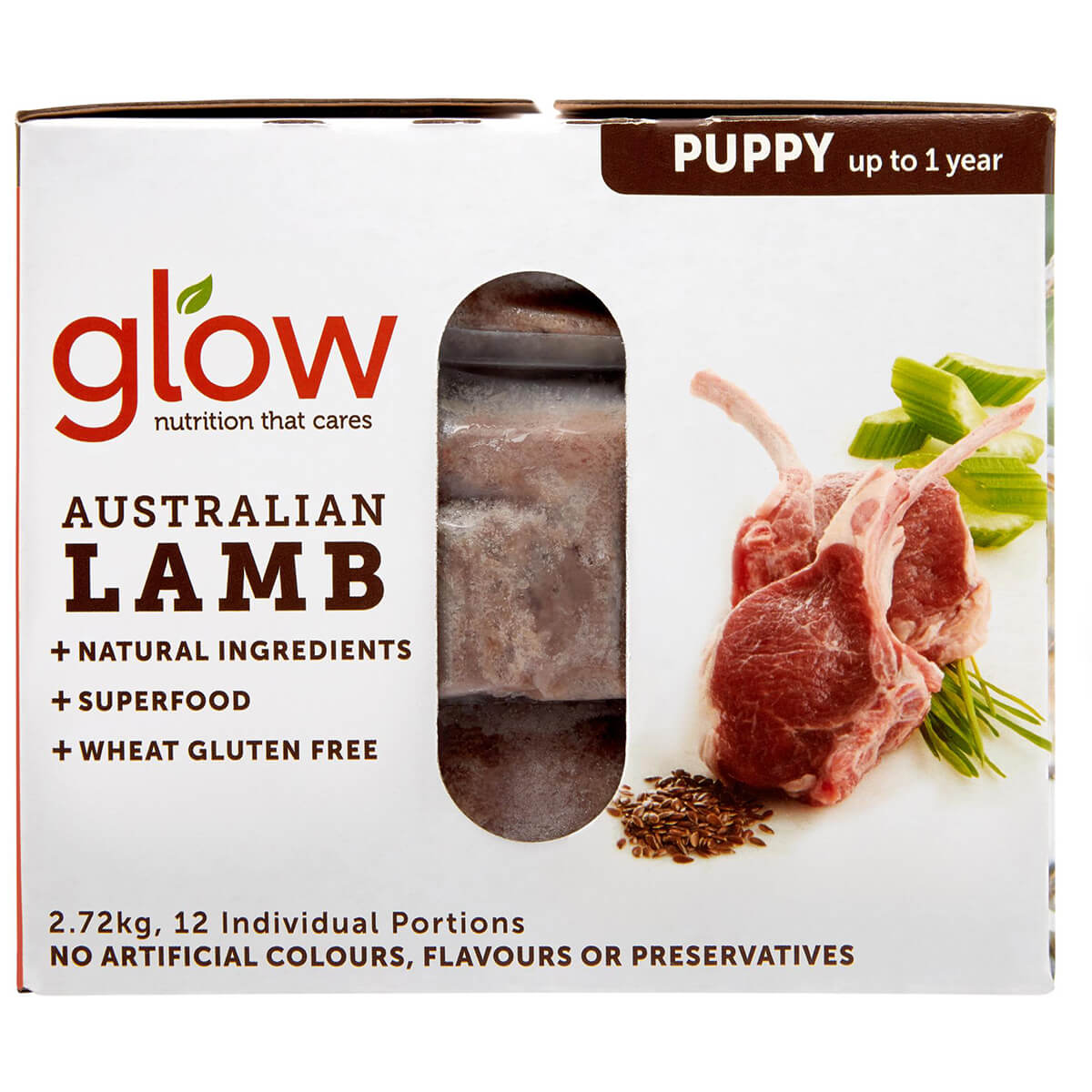 Glow Puppy Australian Lamb Raw Dog Food 2.72kg