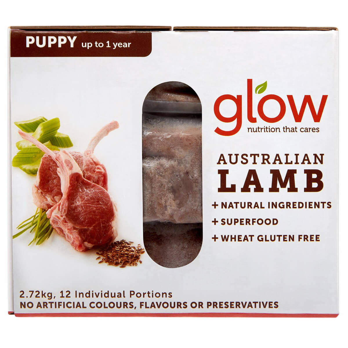 Glow Puppy Australian Lamb Raw Dog Food 2.72kg