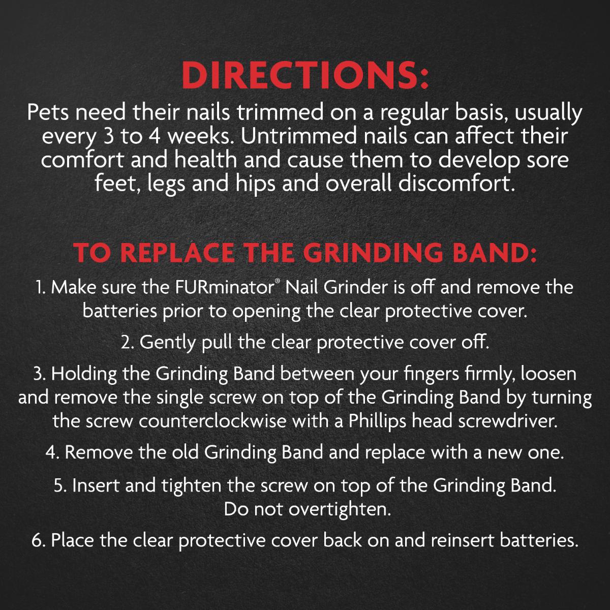 FURminator Nail Grinder Replacement Bands