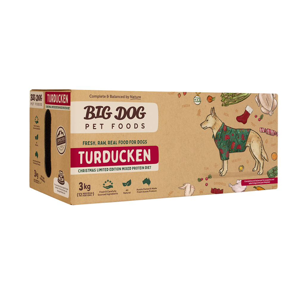 Big Dog Turducken Raw Food for Dogs 3kg