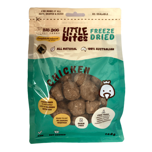 Big Dog Chicken Little Bites Freeze Dried Dog Treats 160G