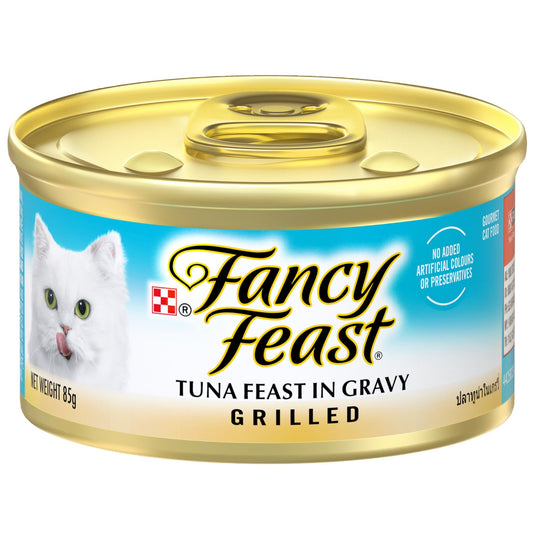 Fancy Feast Grilled Tuna Feast In Gravy Wet Cat Food 85g