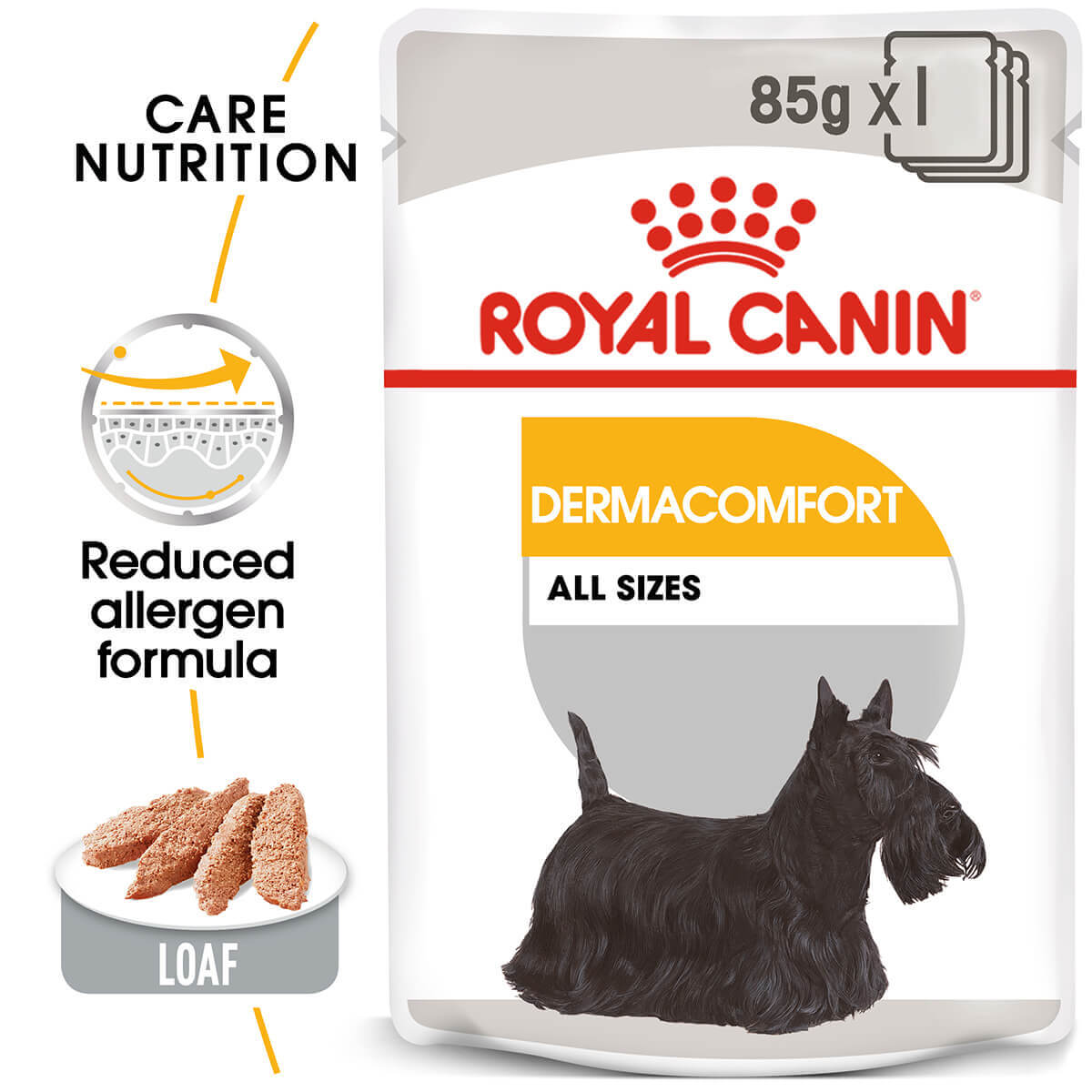 Royal Canin Dermacomfort Loaf Adult Wet Dog Food 85G