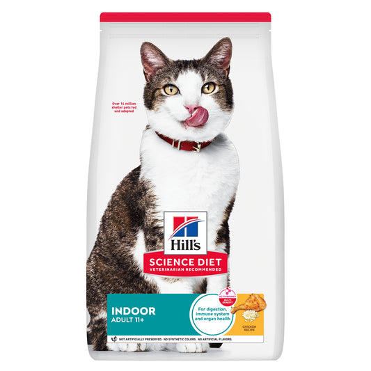 Hill's Science Diet Indoor 11+ Senior Dry Cat Food