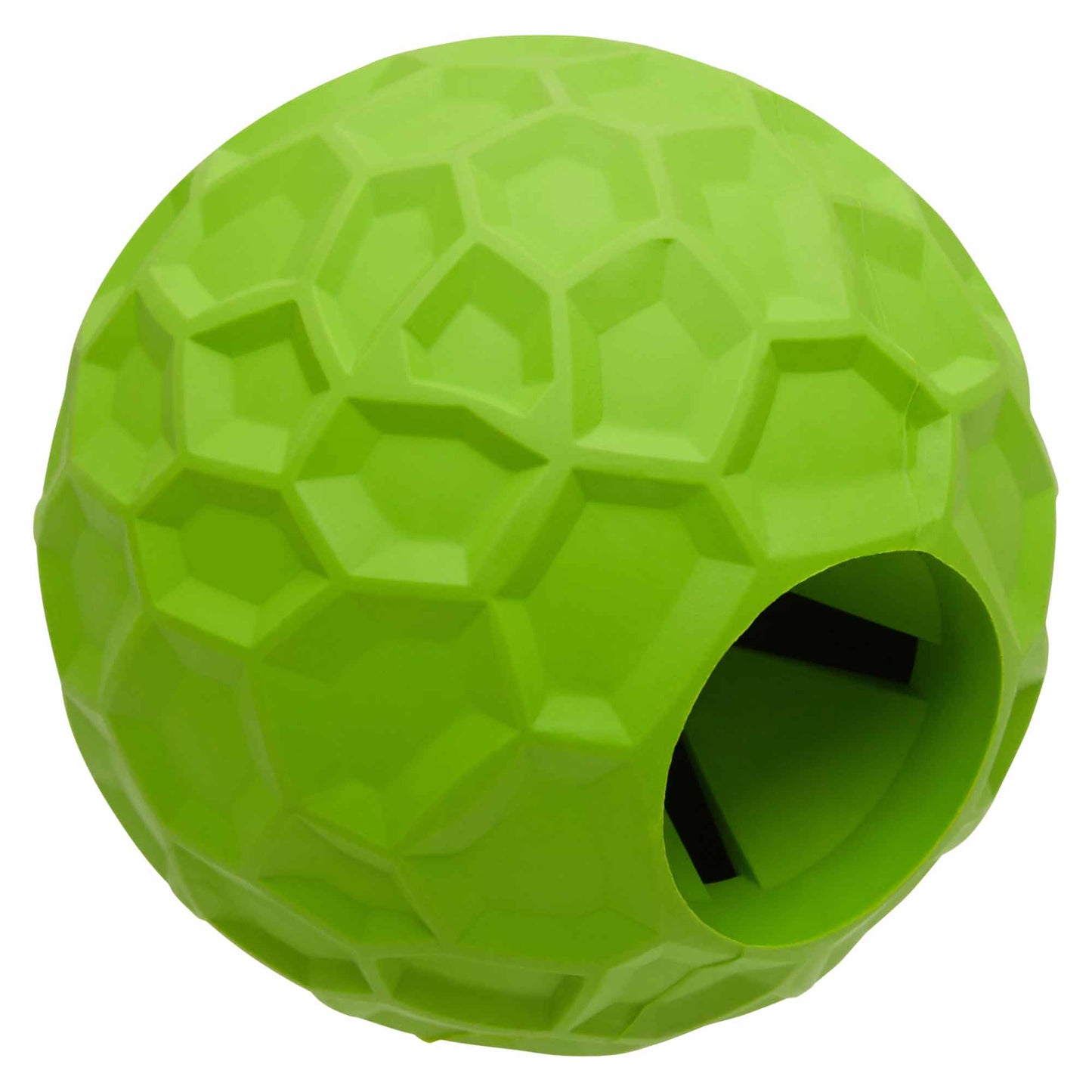 Lexi & Me Rubber Toy Green Dog Treat Ball