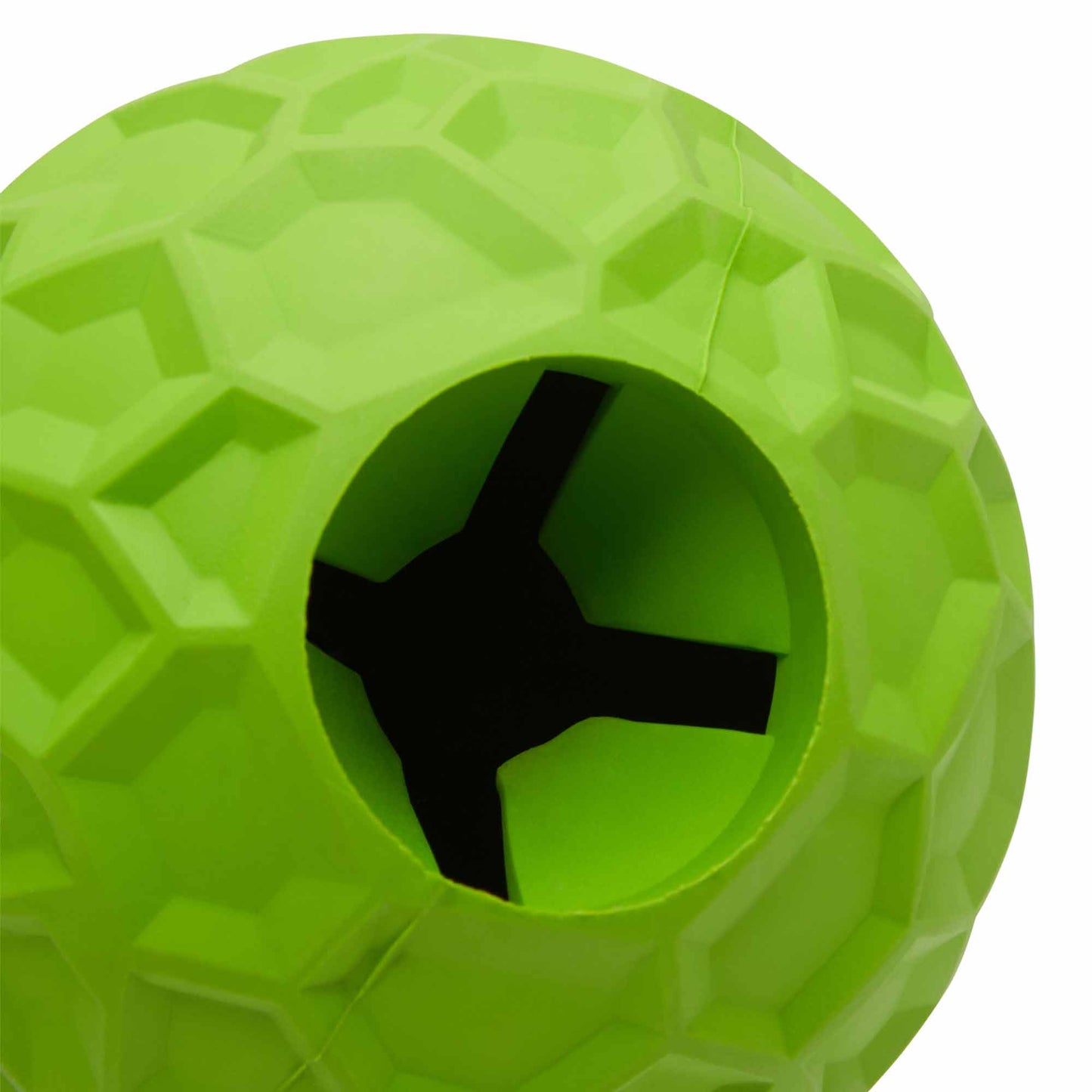 Lexi & Me Rubber Toy Green Dog Treat Ball