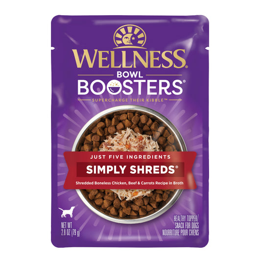 Wellness Core Simply Shreds Chicken, Beef & Carrots Wet Dog Food