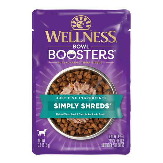Wellness Core Simply Shreds Tuna, Beef & Carrots Wet Dog Food
