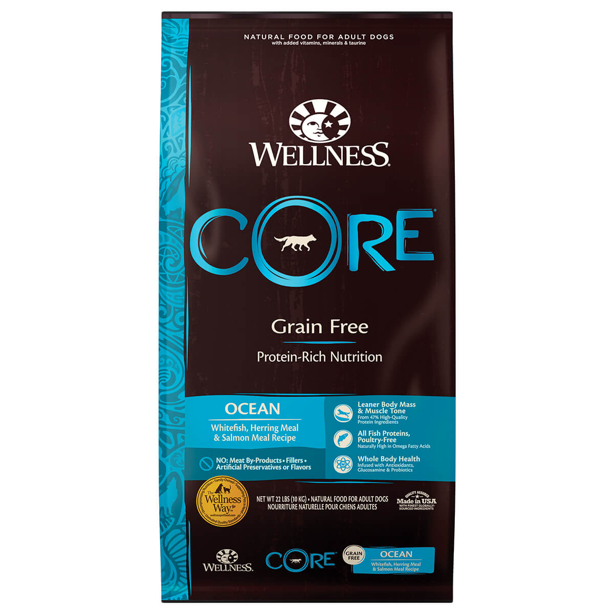 Wellness Core Grain Free Ocean Formula Adult Dry Dog Food 10kg