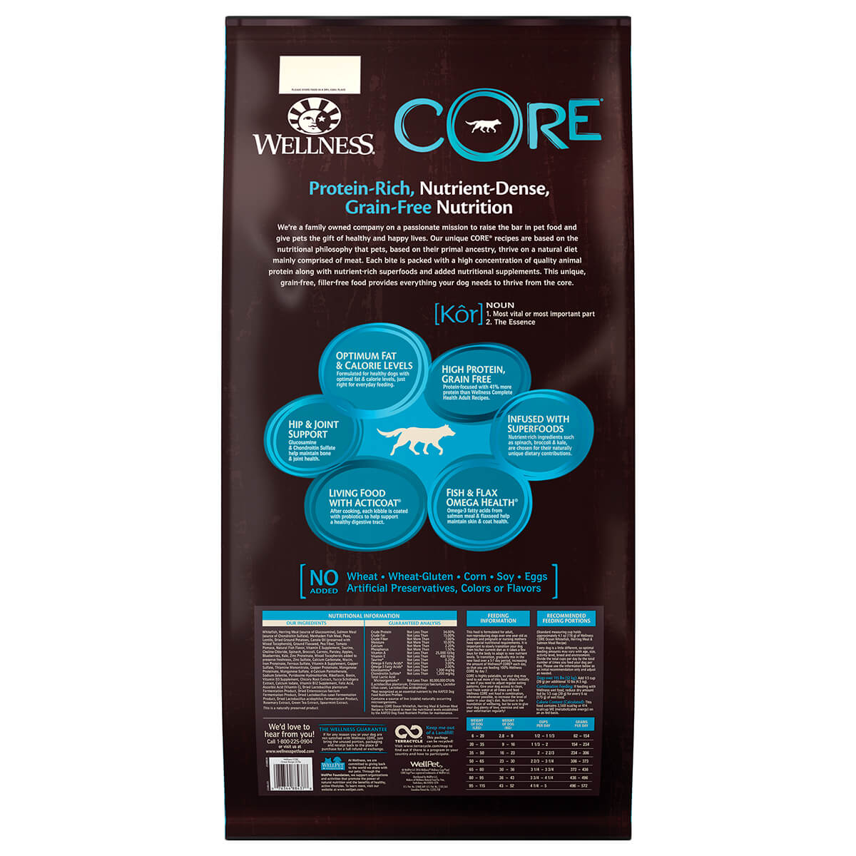 Wellness Core Grain Free Ocean Formula Adult Dry Dog Food 10kg