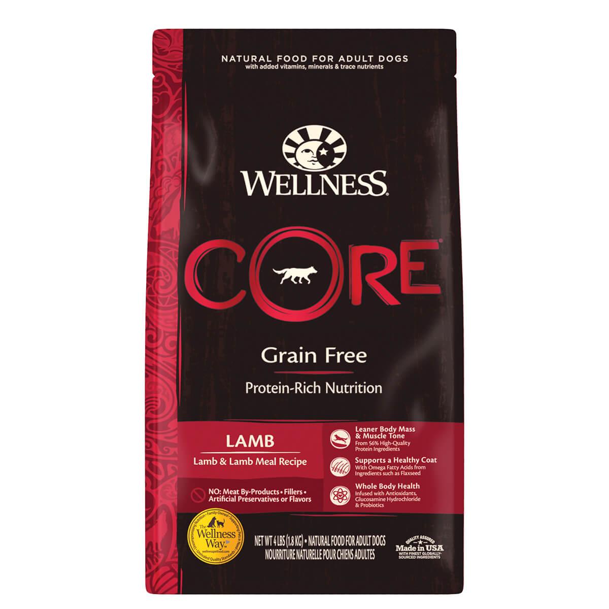 Wellness Core Grain Free Lamb Formula Dry Dog Food