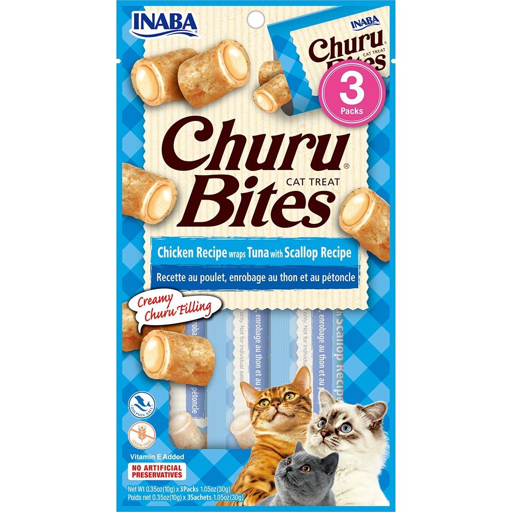 Inaba Chicken Wraps Tuna With Scallop Churu Bites Cat Treats