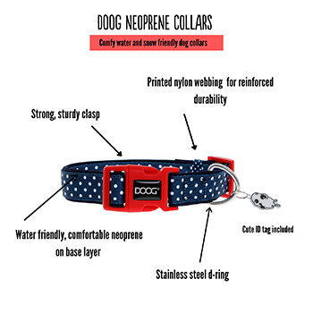 DOOG Neoprene Stella Dog Collar