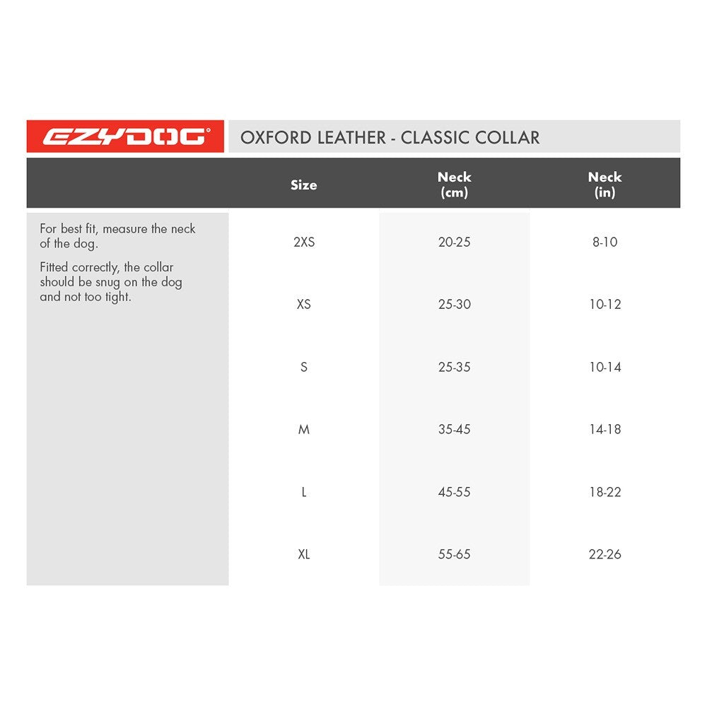 EzyDog Oxford Dog Collar