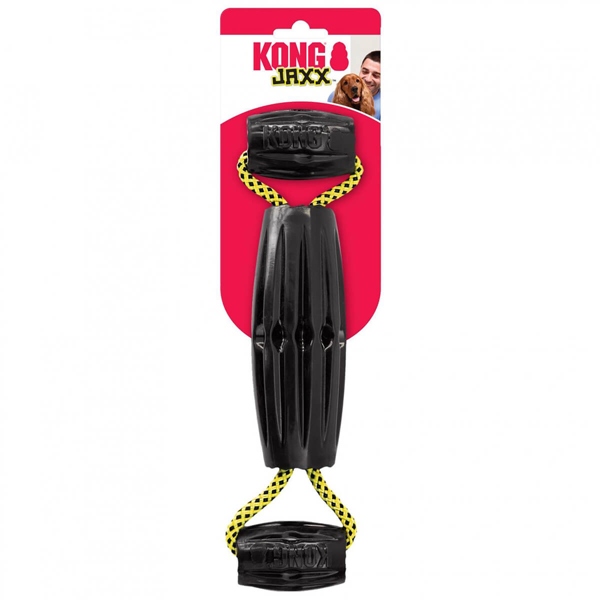 KONG Jaxx Triple Barrel Dog Tug Toy