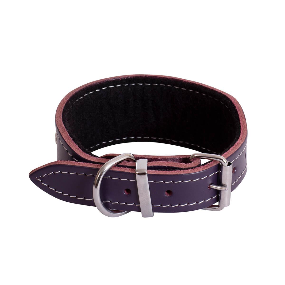 BEAU Pets Leather Whippet Studded Collar