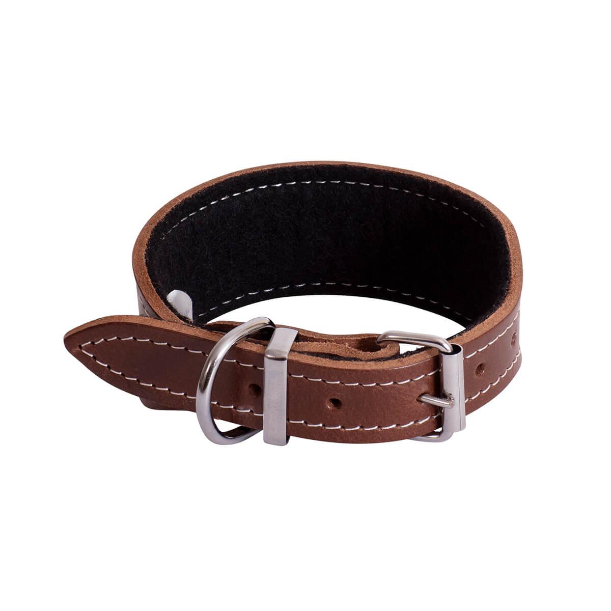 BEAU Pets Leather Whippet Studded Collar