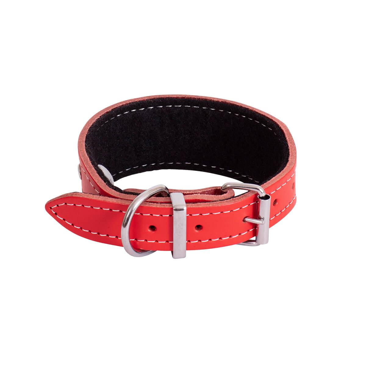 BEAU Pets Leather Whippet Studded Collar