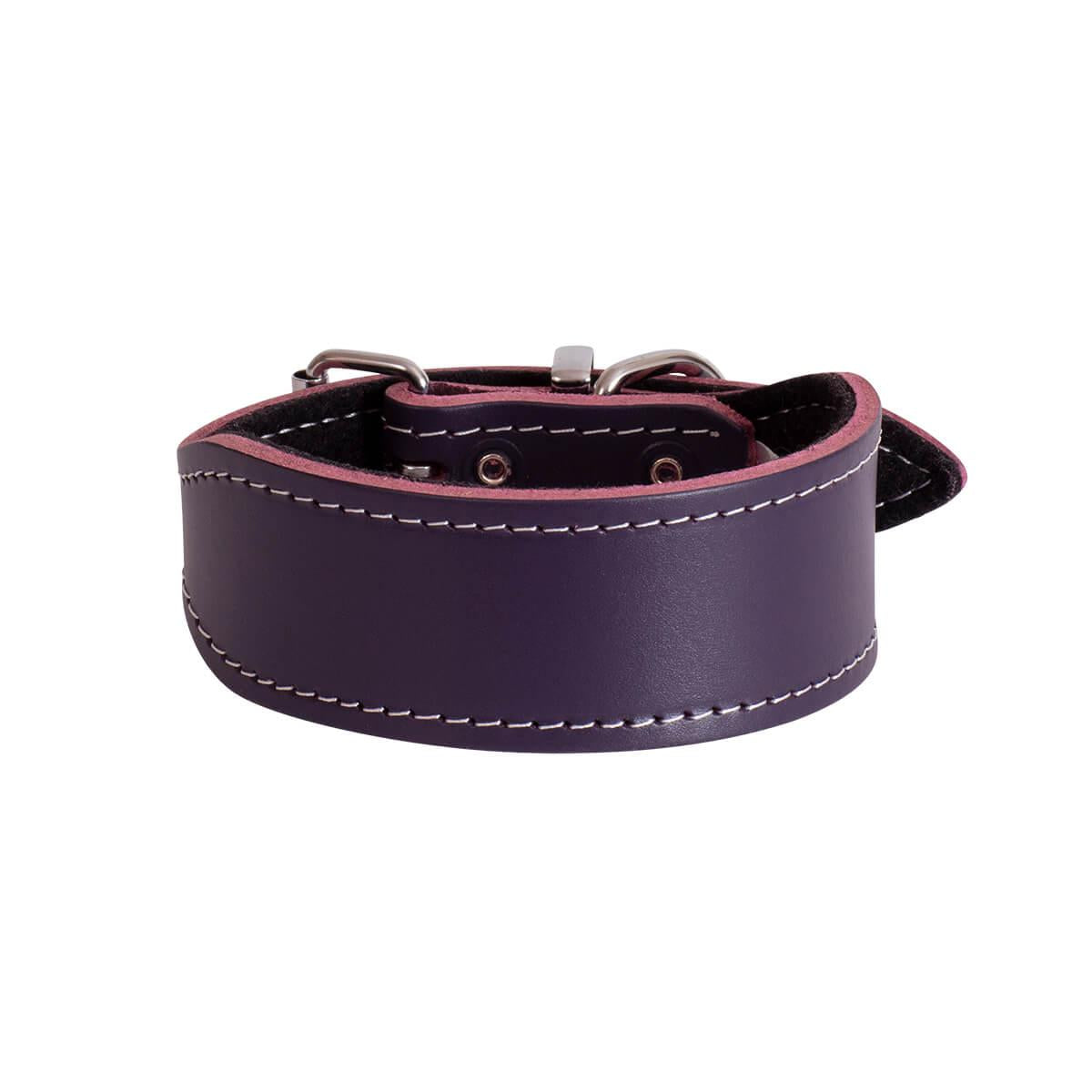 BEAU Pets Leather Whippet Dog Collar