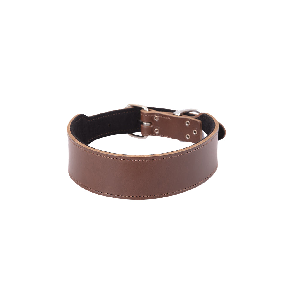 BEAU Pets Leather Staffy Dog Collar