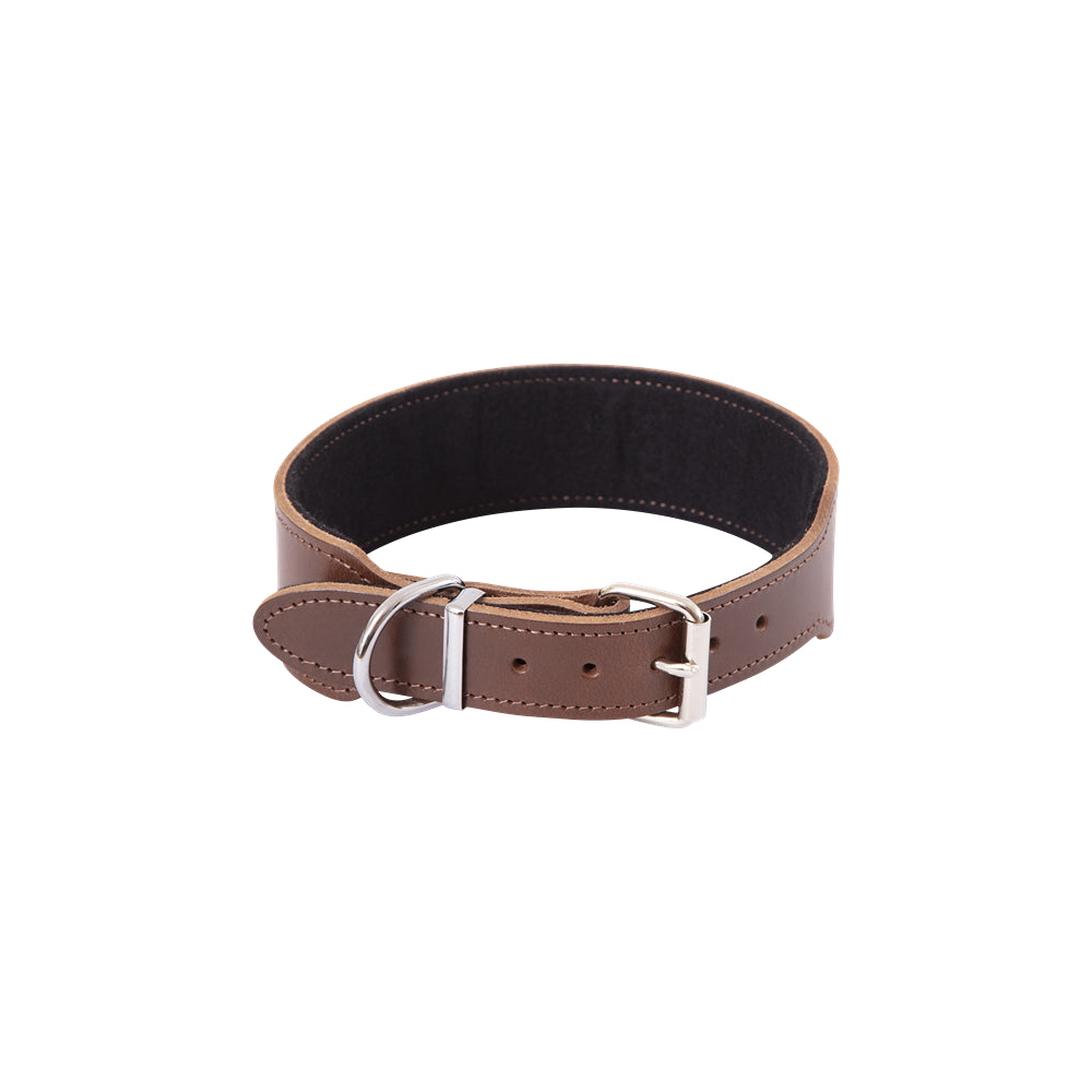 BEAU Pets Leather Staffy Dog Collar