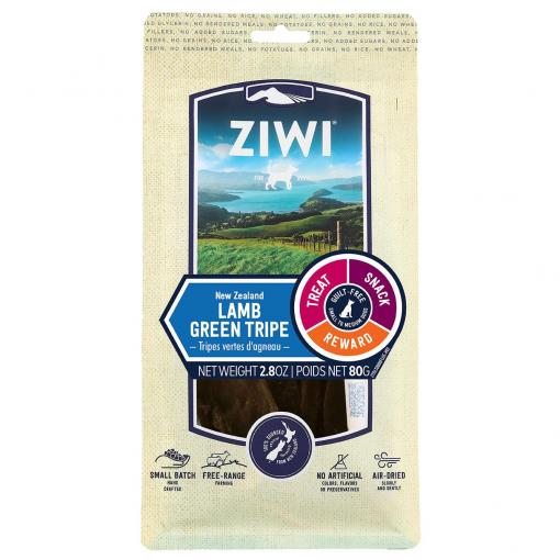 Ziwi Peak Lamb Green Tripe Dog Treats 80g