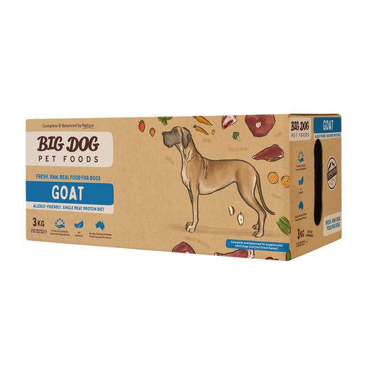 Big Dog Goat Raw Dog Food 3kg