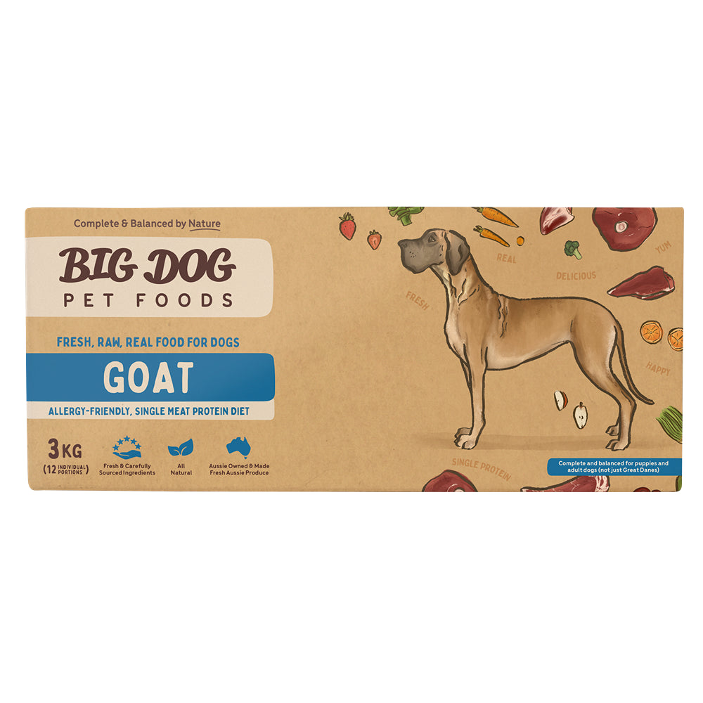 Big Dog Goat Raw Dog Food 3kg