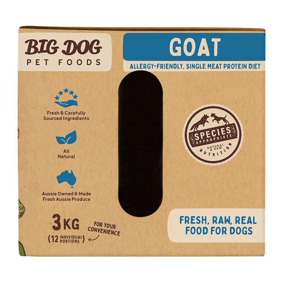 Big Dog Goat Raw Dog Food 3kg